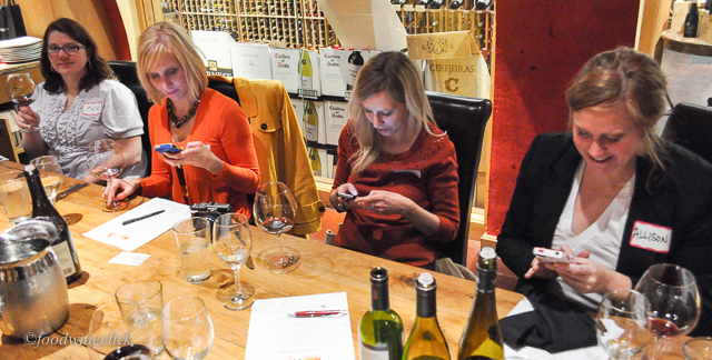 The inevitable moment when you're out with a group of bloggers.