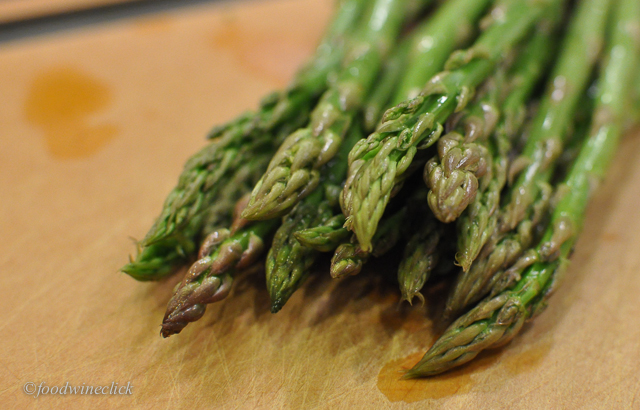 I actually don't like asparagus, but it looks nice and Julie loves it.