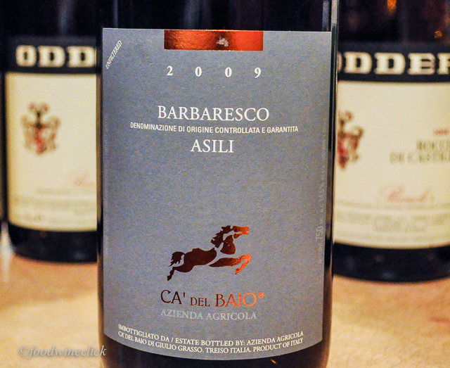 Ca del Baio Barbaresco from the Asili Vineyard