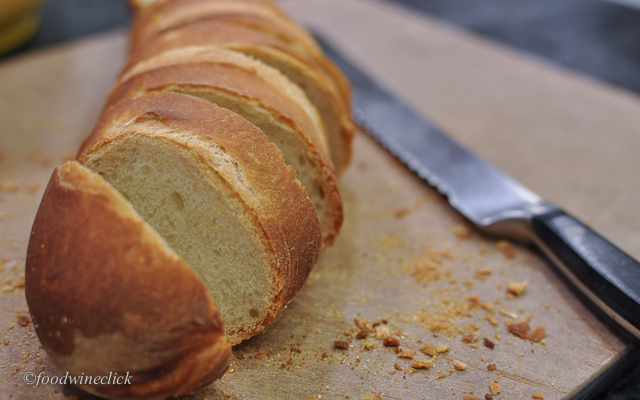 Some fresh, homemade bread would go nicely with the lasagna