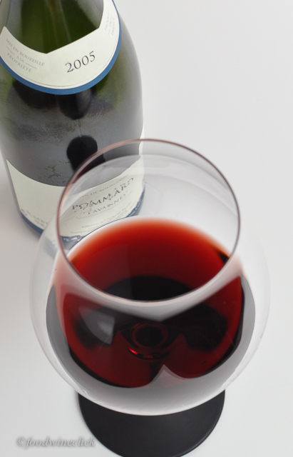 A beautiful, dark red but still translucent.