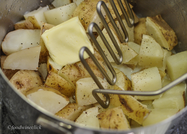 Mashed potatoes are a nice match for Pinot Noir.