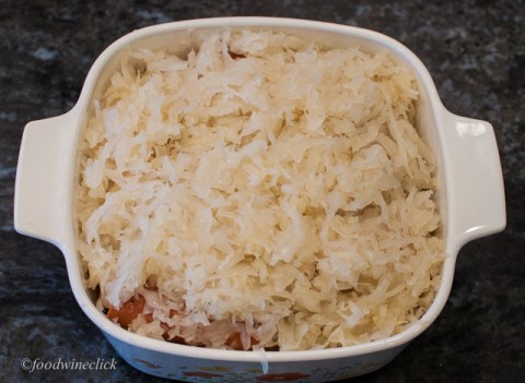 Top with yummy sauerkraut