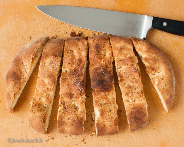 You need bread to soak up extra juices from the lamb chops