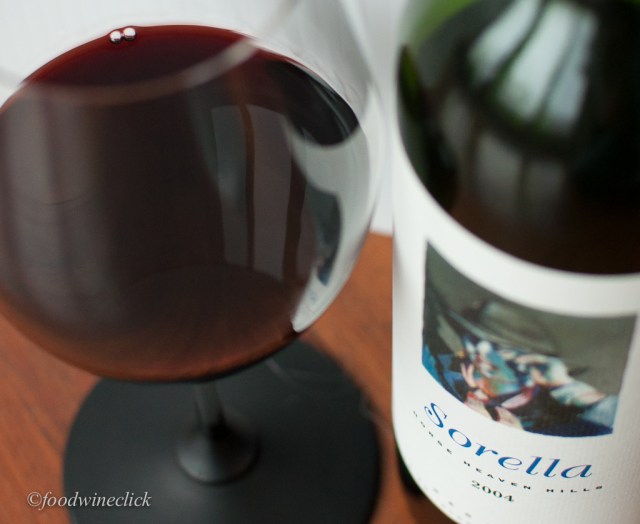 Andrew Will Sorella 2004 - a lovely Bordeaux style blend from Washington State