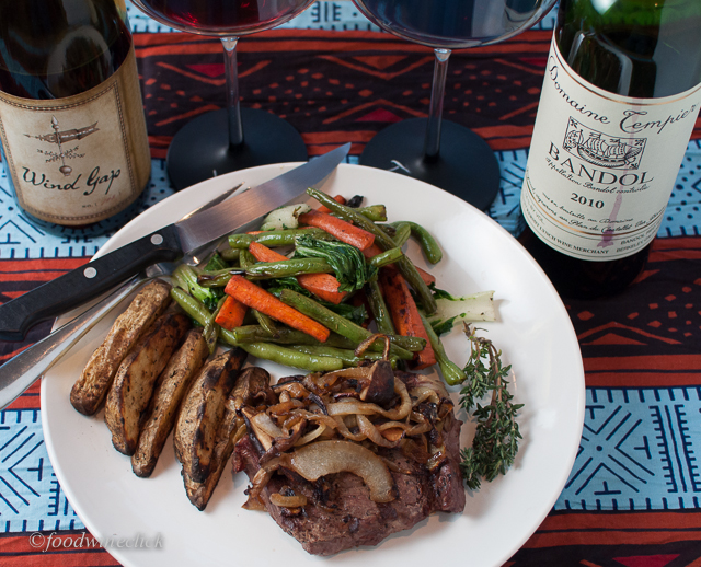 Mourvedre / Bandol wines matched with a dinner from the grill