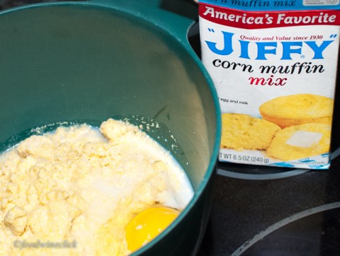 Jiffy corn muffin mix is all I need for perfect cornbread.