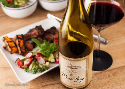 On balance, I gave the wine pairing to Wind Gap Sonoma Coast Syrah