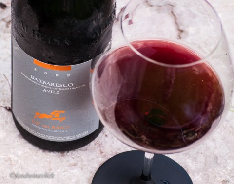 Ca' del Baio Barbaresco, a powerful wine yet enjoyable in the summer.