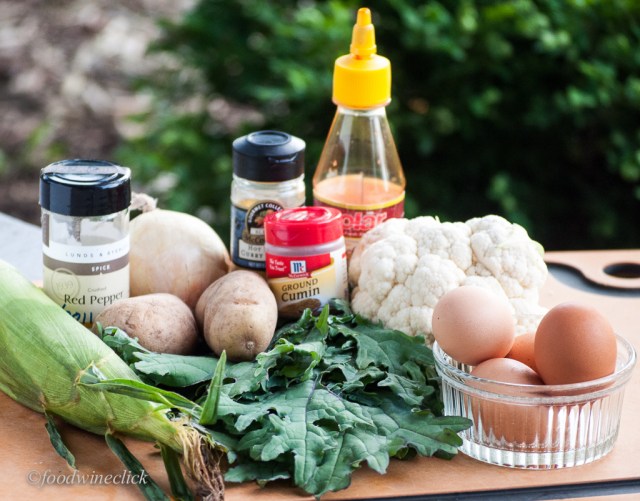 Ingredients for a spicy Meatless Monday.