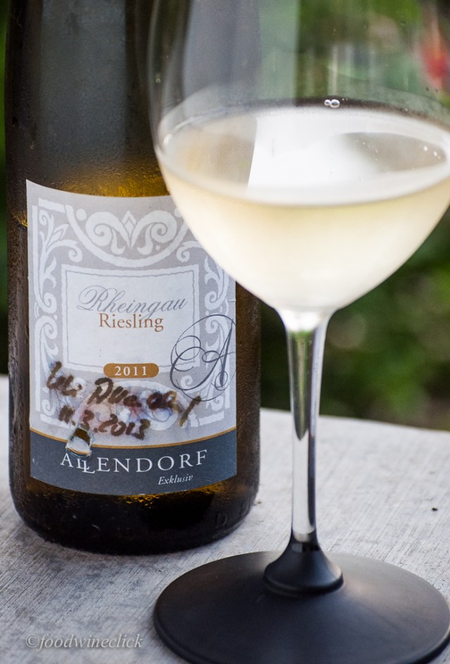 This Riesling offers just a touch of sweetness.
