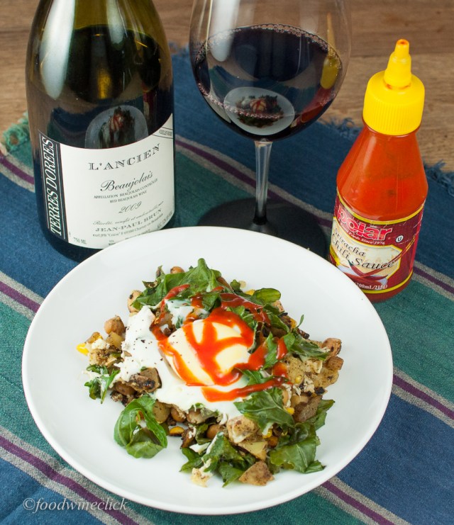 Beaujolais can be nice with just a bit of spice.