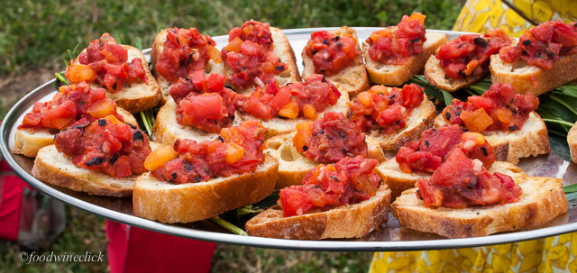 Roasted bruschetta