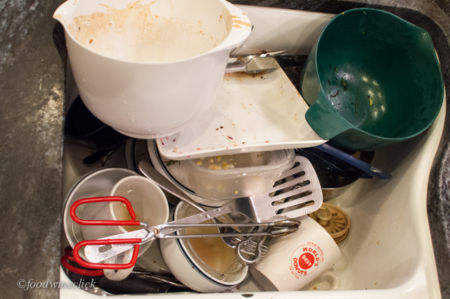 The dirty truth: a sink full of dishes