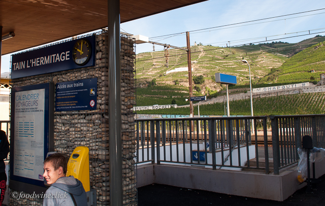 Hermitage from the Tain L'Hermitage train station