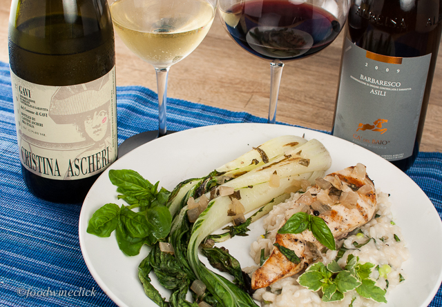 Gavi wine and Barbaresco wine