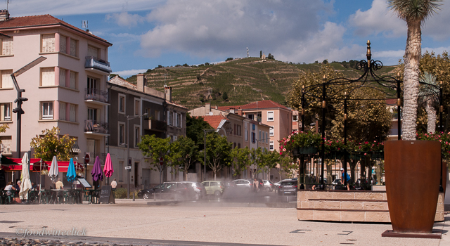 Tain L'Hermitage has a nice town square