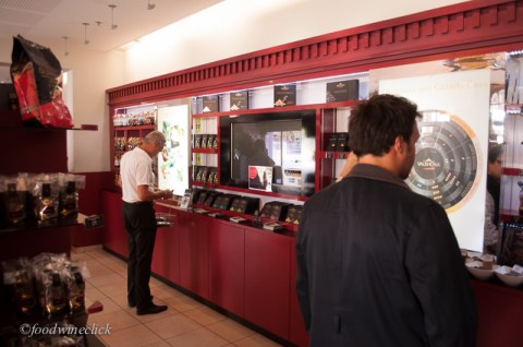 Lots of chocolates to purchase and lots of free samples.