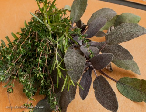 A few herbs have made it through the first frosts