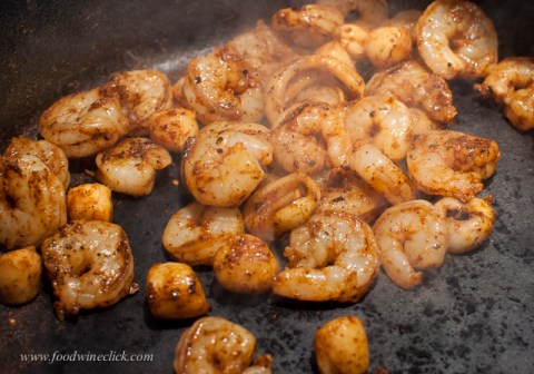 Shrimp, calamari, & mini scallops