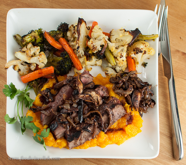 Sirloin steak in a Rioja marinade!