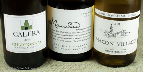 A selection of rich white wines