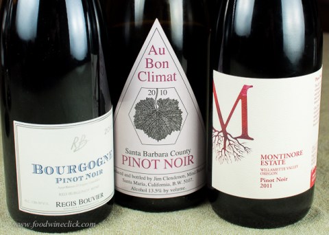 Pinot Noir in the New World, Bourgogne Rouge from France