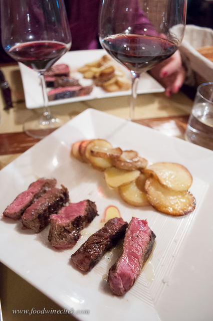 Even in an informal wine bar, the food is well prepared.