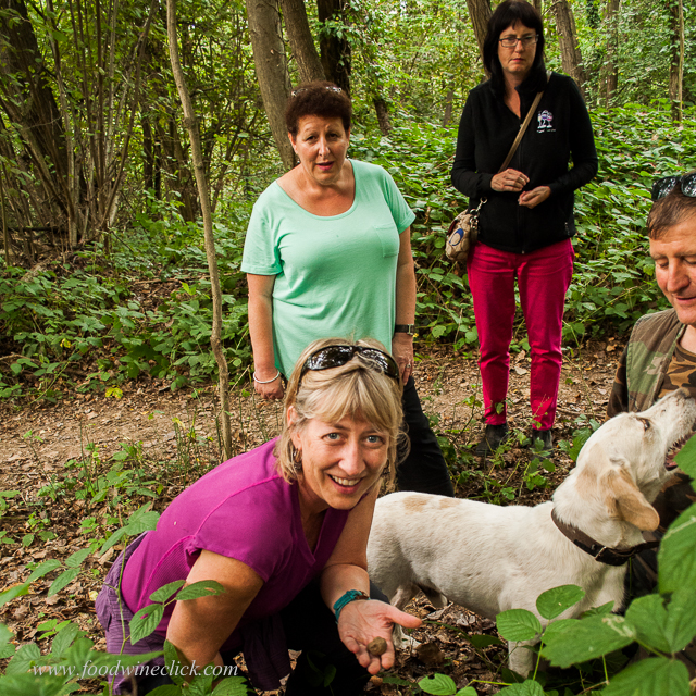 A successful truffle hunt.