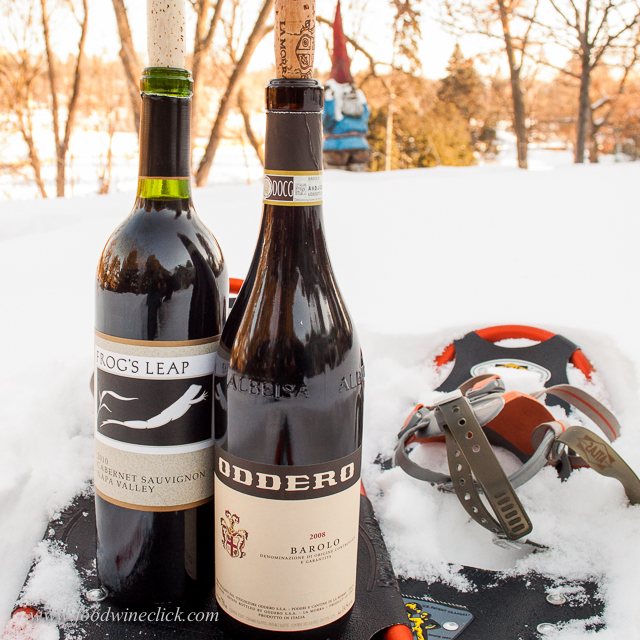 Super Bowl Lineup: Oddero Barolo vs. Frog's Leap Cabernet Sauvignon