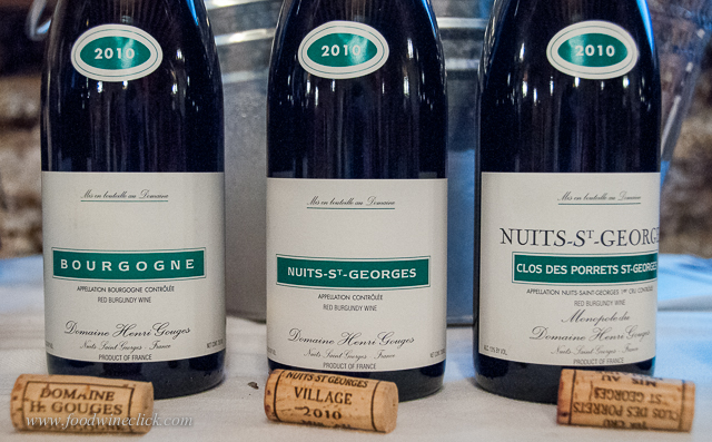 One producer, one vintage, zoom in from basic Bourgogne Rouge, to Village, to 1er Cru