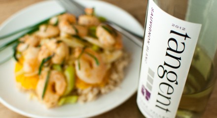 tangent sauvignon blanc shrimp with fresh citrus sauce
