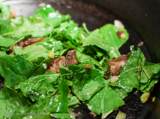 Wilting our collards