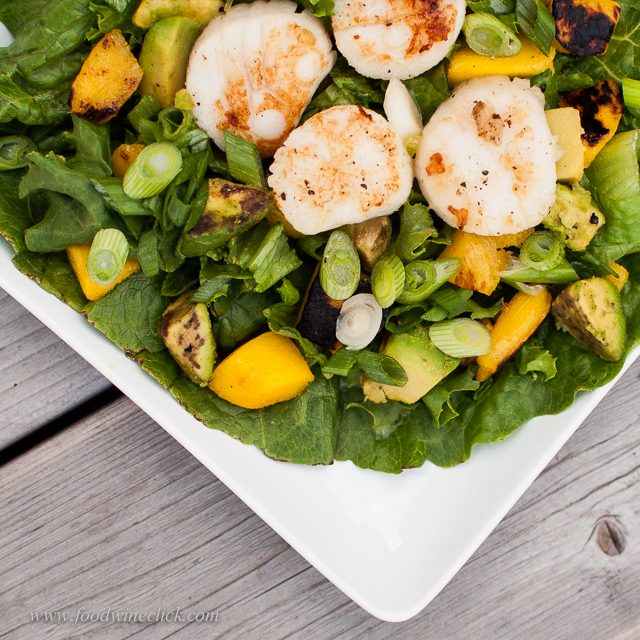 Scallop salad text