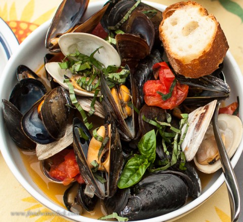 You'll feel like you're sitting at the ocean with a bowl full of these