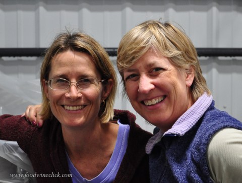 Our next door neighbor and friend Lynne with my wife Julie