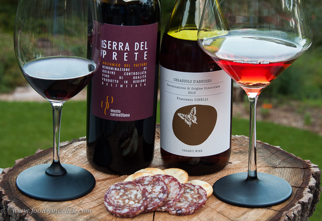 Salumi with the wines