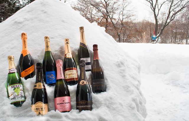 Yep, we chill our wines out in the snow. Be careful, -15 F can be a little too cold!