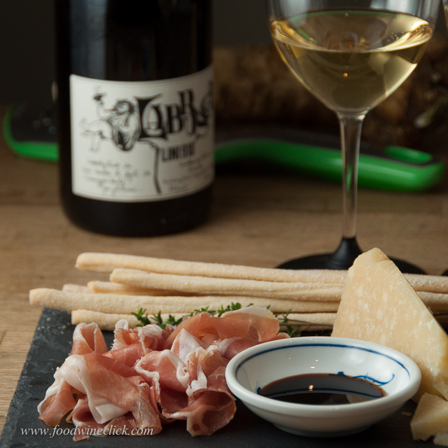 Slices of prosciutto