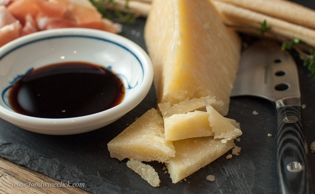 Chunks of real Parmigiano-Reggiano cheese are a treat