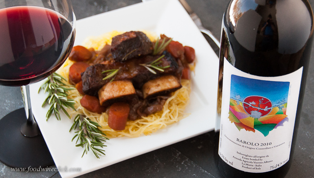 As fits the secondo, you choose a top wine to accompany the dish