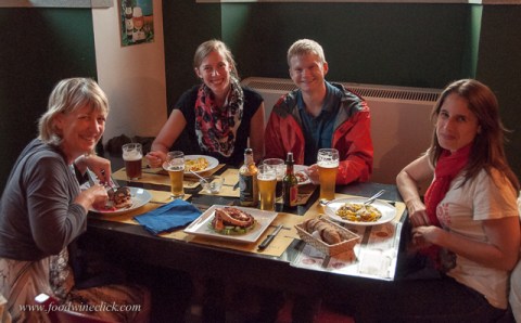We enjoyed beers and dinner with our expat friend, Valerie