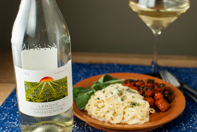 Medium body & mouthwatering acidity, Trediberri Sauvignon was a nice pairing