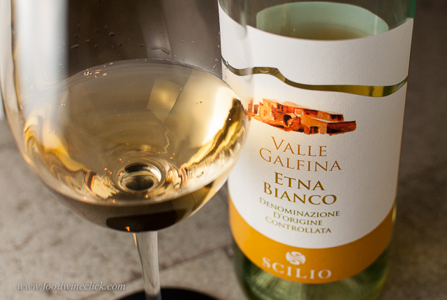 Etna Bianco is a blend of Carricante and Catarratto. This one was quite rich without being overly oaky. It stood up to the goat as nicely as the Etna Rosso.