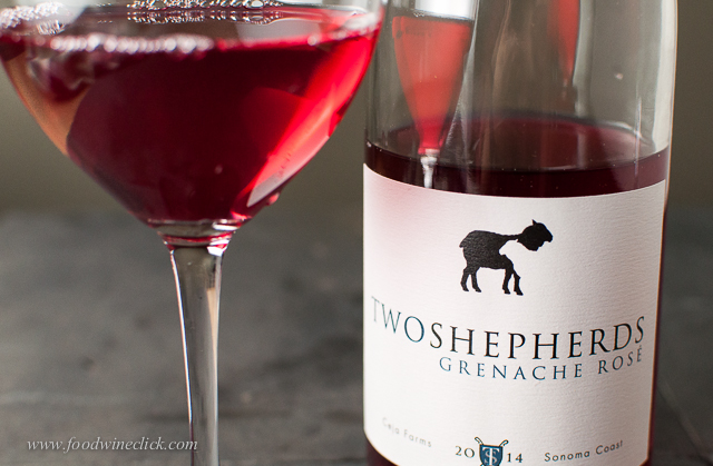 Two Shepherds Grenache rosé is intensely fruity, crisp and bone dry