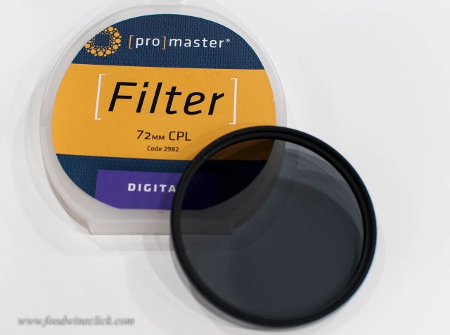 Useful for general photography, a circular polarizing filter is your wine glass secret weapon.