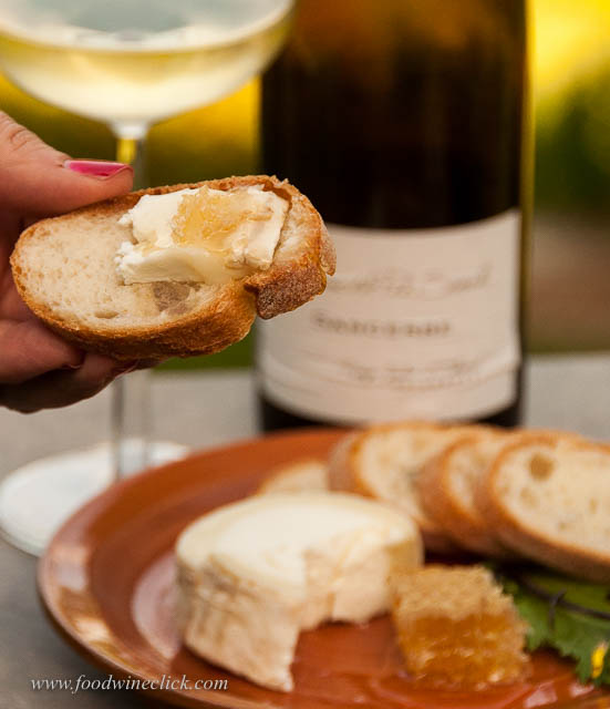 In France, cheese might be served after the meal. Whenever you have it, goat cheese and Sancerre is perfect.