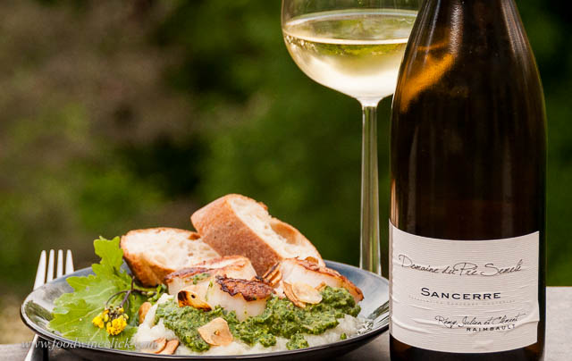 Seared Scallops caption