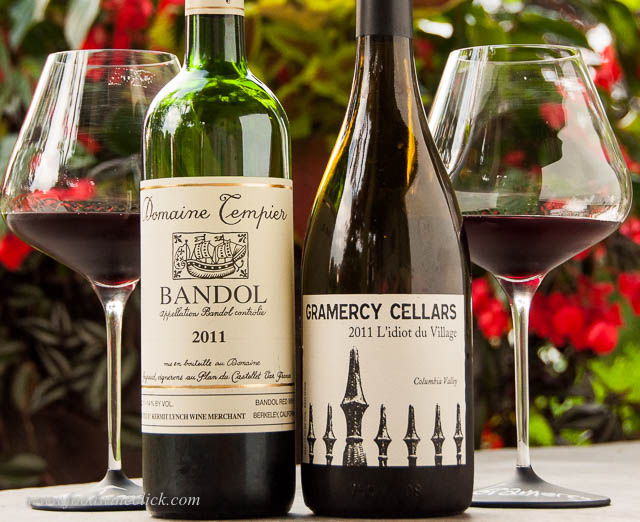 Neither one names the dominant grape, both are majority Mourvedre.