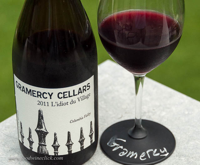 Gramercy Cellars L'Idiot du Village 2012 is 90% Mourvedre